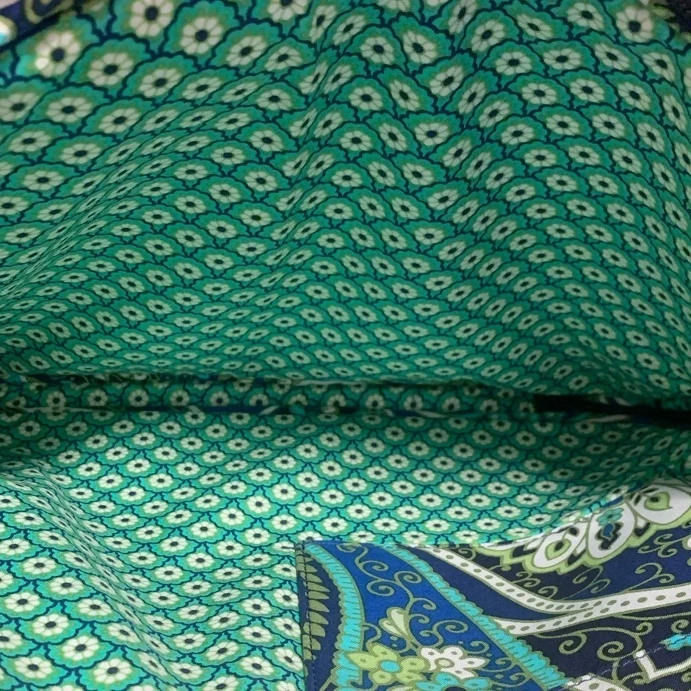 Vera Bradley Quilted Rhythm & Blues Laptop iPad Tablet Sleeve Case Good Preowned